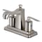 Kingston Brass FB4648SVL 4-Inch Centerset Bathroom Faucet with Retail Pop-Up, Brushed Nickel FB4648SVL - alternate 1